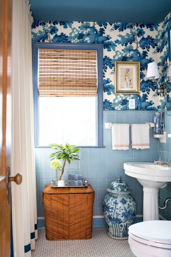 “SEA BLUE BATHROOM” 25 ไอเดียยกทะเลมาไว้ที่บ้านได้ง่ายๆ ไม่ต้องออกเดินทาง!